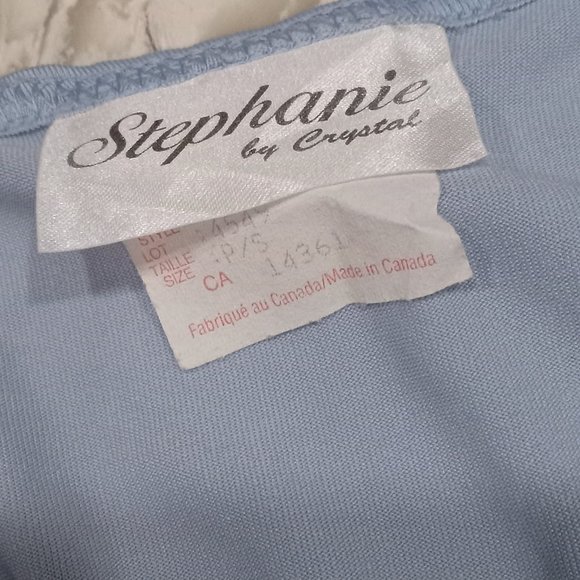 Stephanie by Crystal Women's Long Sleeved Shirt Light Blue Small Strachey - Picture 4 of 4